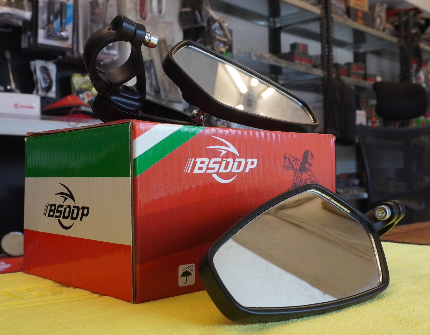 Universal BSDDP Bar-End Mirror Pentagon Type