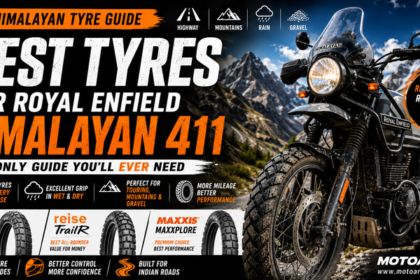 Best tyres for Royal Enfield Himalayan 411 – comparison of MRF Zapper, Reise TrailR and Maxxis Maxxplore for highway, touring, mountain, gravel and wet-road riding