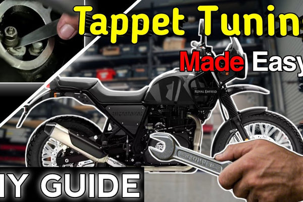 Royal Enfield Himalayan 411 tappet clearance specifications - Inlet 0.08-0.10mm, Exhaust 0.23-0.25mm with special tool ST-27527-2