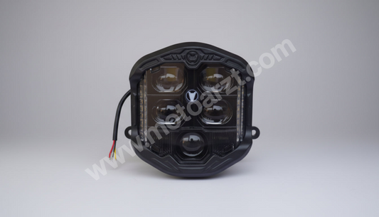 HJG GENUINE God's Eye 5-Lens Projector LED Auxiliary Headlamp with packaging box