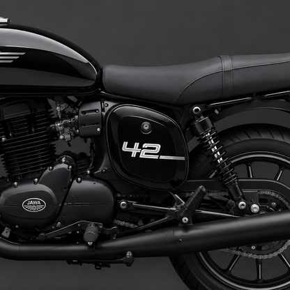 Jawa 42 Version 2.1  LH Panel Gloss Black | MotoARZT