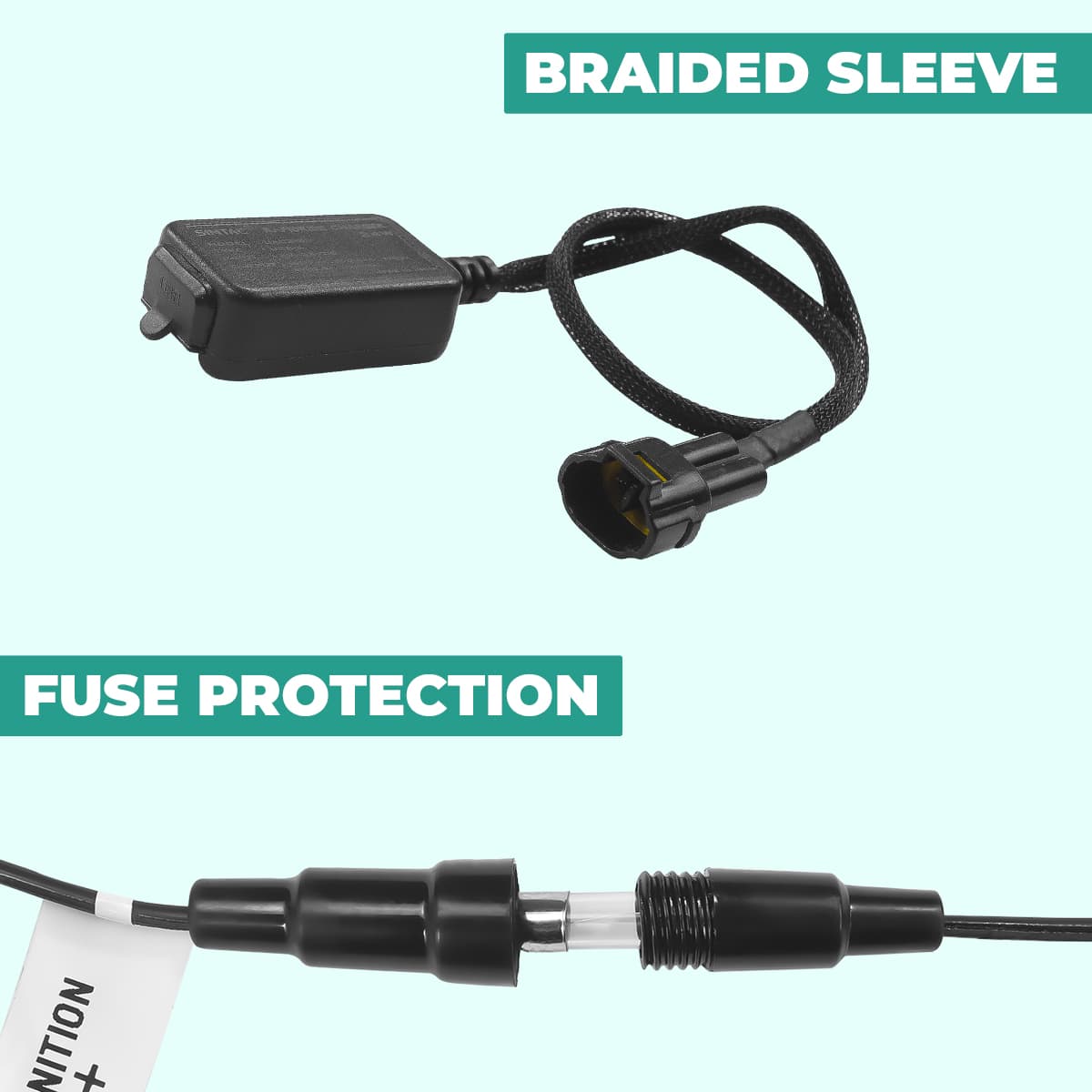 Simtac 24W fast charger for bike USB-A port detail waterproof design | MotoARZT