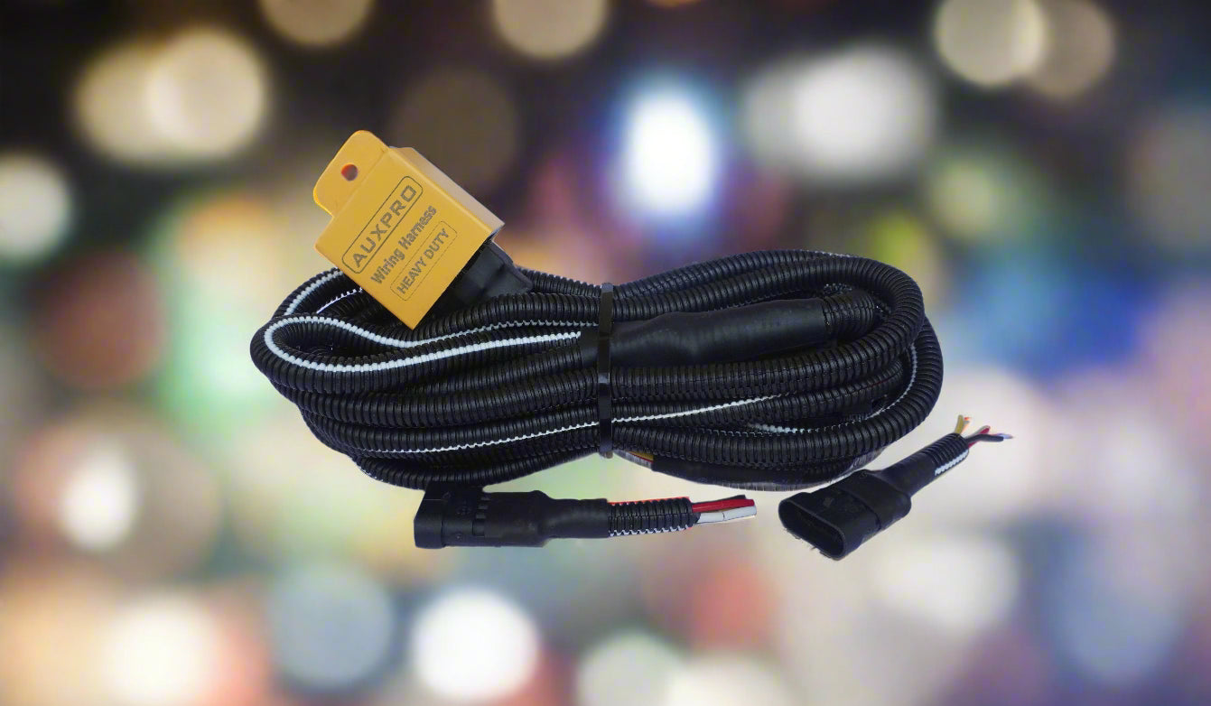 Auxpro fog light relay wiring harness