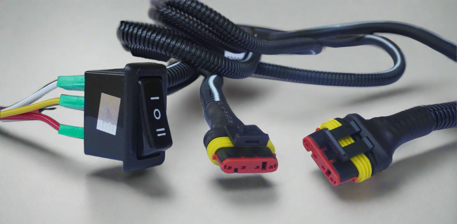 Auxpro dual fog light relay wiring harness