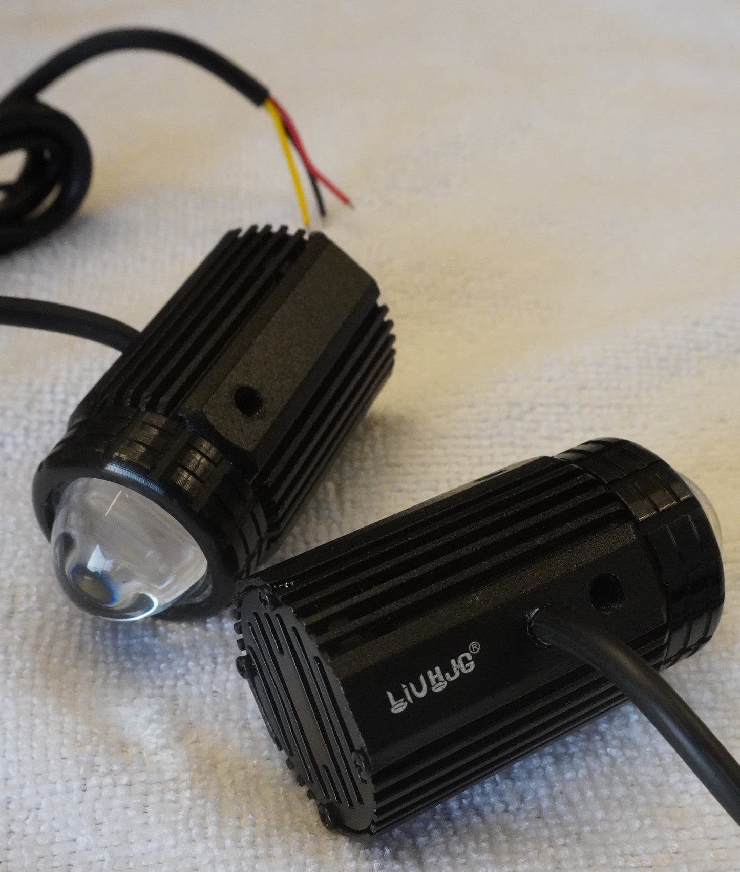 Original HJG Mini Drive LED Fog Light 40W (20W×2) | 6000K 1500LM Spot + Flood Combo | Auxiliary LED Fog Light for Cars, Motorcycles, Jeeps & SUVs