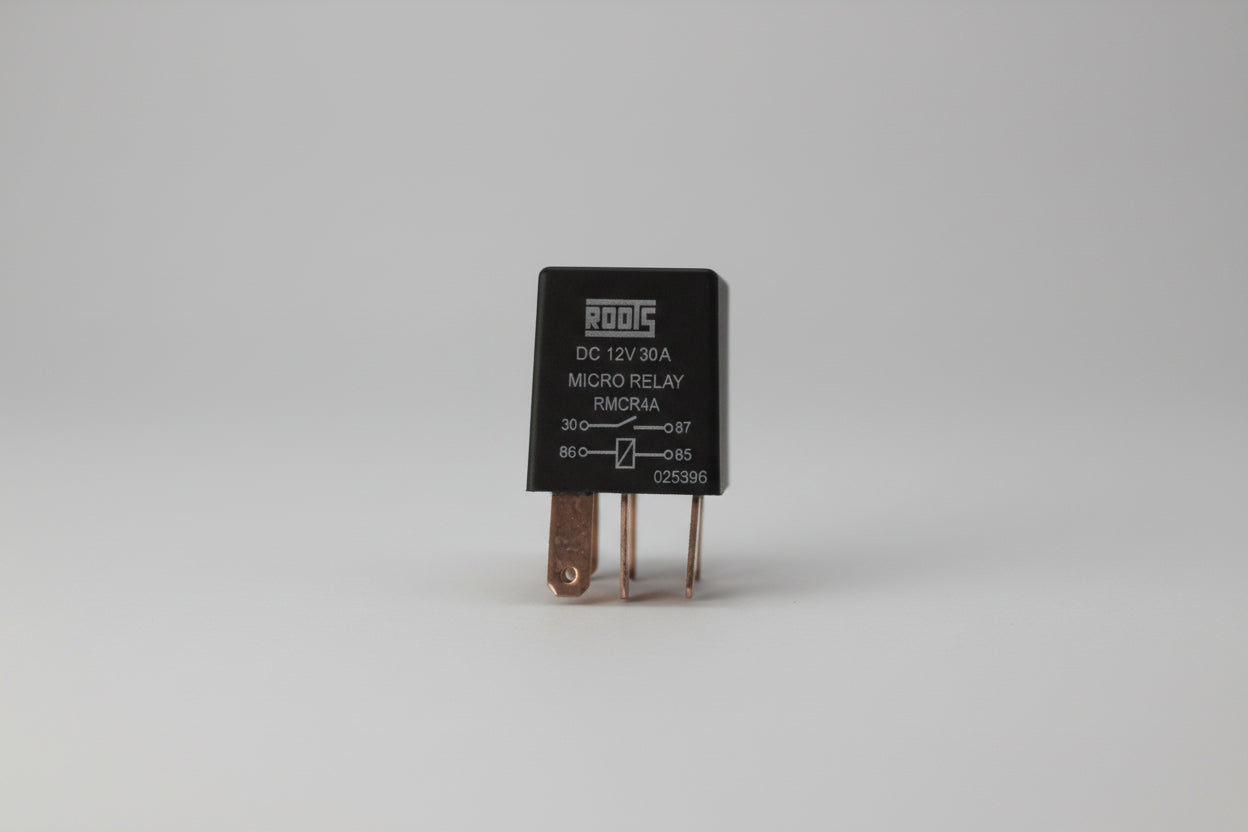 Roots Micro relay on a white background