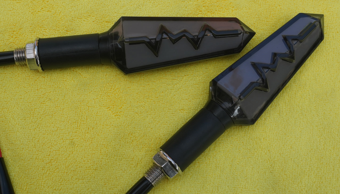 Heartbeat Design Turn Signal LED Indicators