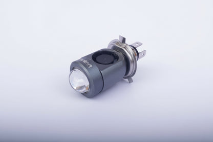 LIU HJG H4 LED Projector Headlight Bulb | 30W–50W Hi/Low Beam | 3000–5000 Lumens | AC/DC 12V–36V | Universal for Bikes