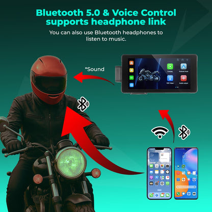 SIMTAC M10 Navigation System with Bluetooth 5.0 and voice control system | MotoARZT