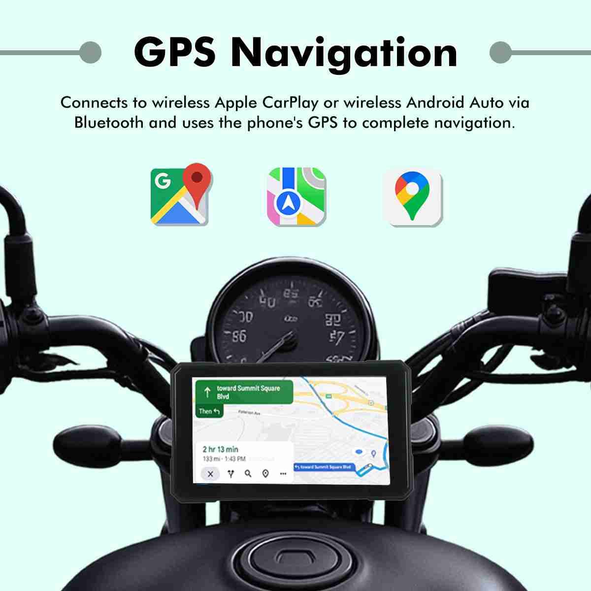 SIMTAC M3 Magnetic Quick-Detachable Mount for Motorcycle Handlebar