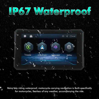 IP 67 Waterproof, Rainy day riding waterproof, motorcycle-carrying navigation is built-specifically for motorcycles, fearless of any weather, Simtac Navigation Unit | MotoARZT