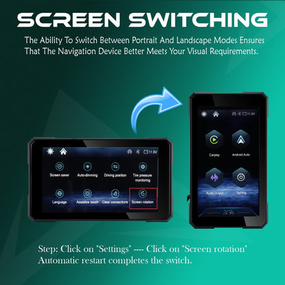 SIMTAC M3 Package Contents – Navigation Display, Magnetic Mount, Cable Harness