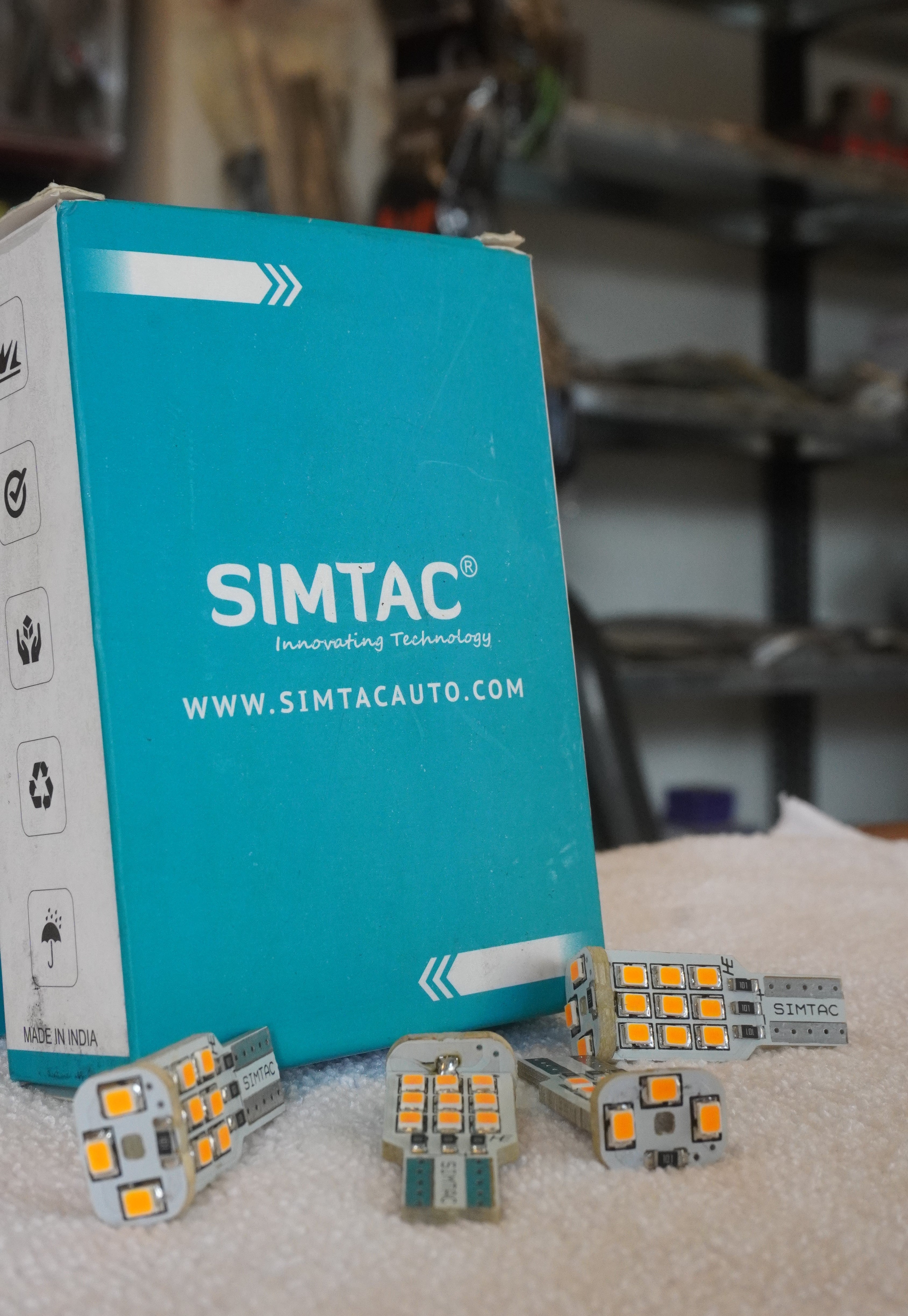 SIMTAC T10 360 Degree Indicator Bulb Specially Made For TVS Bikes and ...