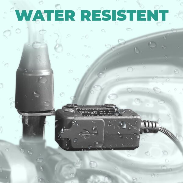 Simtac RapidRide Duo motorcycle mobile charger IP65 waterproof universal fit front view | MotoARZT