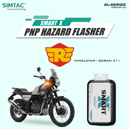 Simtac SMART-X Hazard Flasher for Royal Enfield Himalayan 411 & Scram 411 - Plug and Play REH-SL6 | MotoARZT