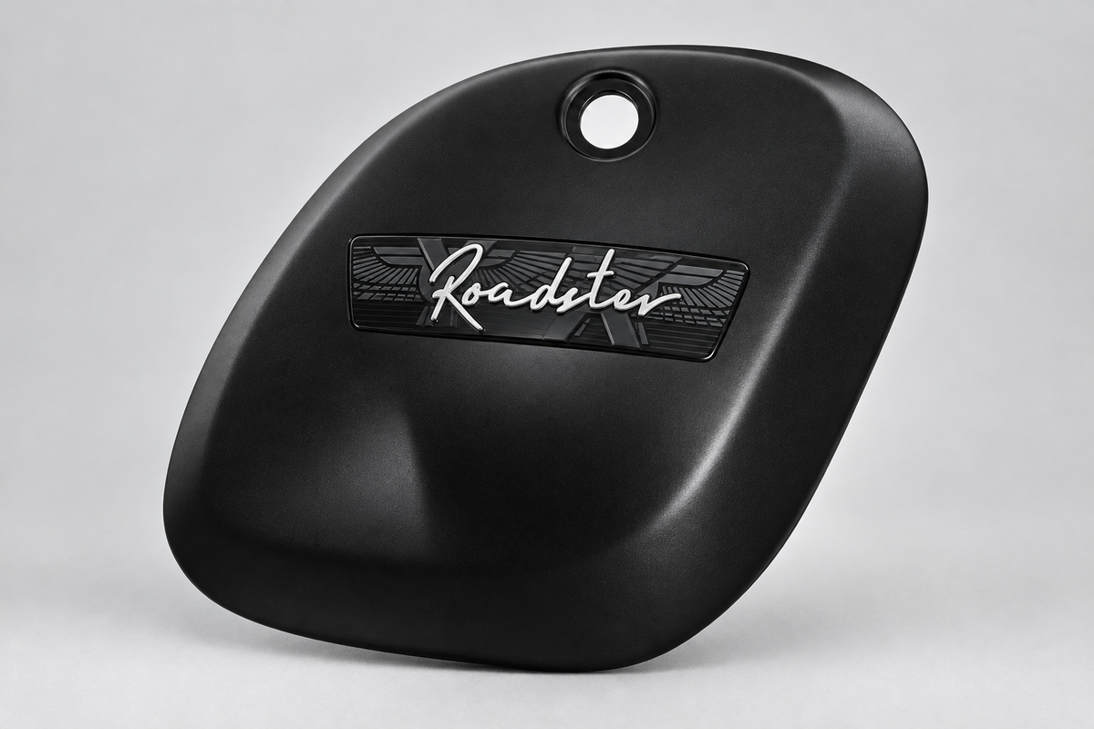 Yezdi Roadster RH side panel with Roadster badge