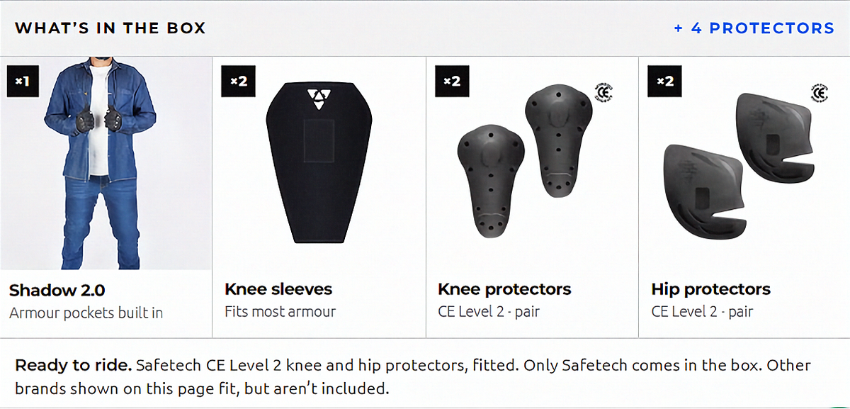 Shadow 2.0 Riding Jeans With Armour | MotoARZT