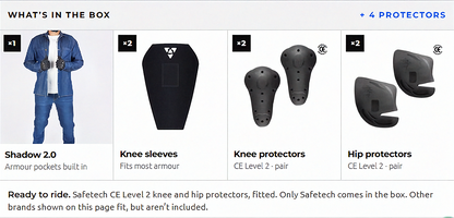Shadow 2.0 Riding Jeans With Armour | MotoARZT