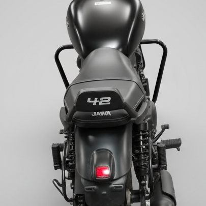 JAWA 42 Backrest Top View