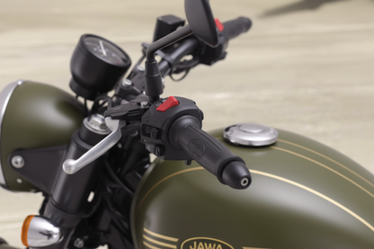 Jawa 42 Handlebar - Close-Up Detail