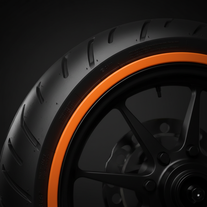 Orange Portawall Tire Wall Insert Highlighted