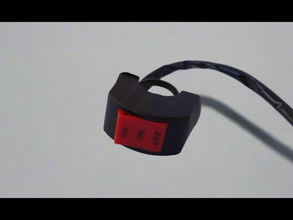 Universal Waterproof 3-Mode ON-ON-OFF Handlebar Switch | Aesthetic Motorcycle, Scooter & ATV Accessory